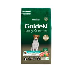 Ração Golden Seleção Natural Mini Bits para Cães Adultos de Porte Pequeno Sabor Frango e Arroz