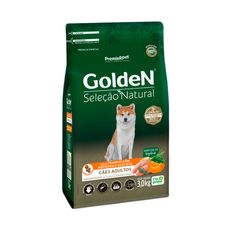 Ração Golden Seleção Natural para Cães Adultos de Porte Pequeno Sabor Frango com Abóbora e Alecrim