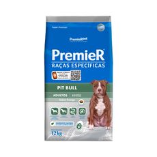 Ração Premier Raças Específicas Pitbull para Cães Adultos - 12kg