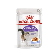 Ração Úmida Jelly Royal Canin Sachê para Gatos Adultos Castrados 85g