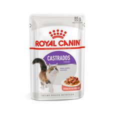 Ração Úmida Royal Canin Sachê Castrados Jelly para Gatos Adultos Castrados 85 g