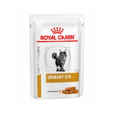 Ração Úmida Royal Canin Sachê Veterinary Diet Urinary S/O para Gatos com Cálculos Urinários - 85 g