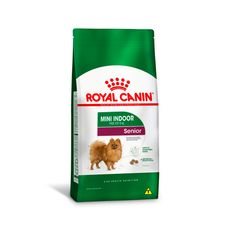 Ração Seca Royal Canin Mini Indoor Senior para Cães Idosos de Porte Pequeno com 8 Anos ou mais