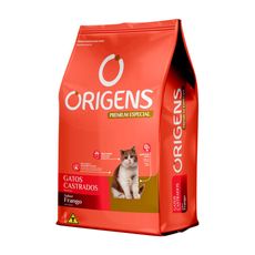 Ração Origens para Gatos Castrados Sabor Frango