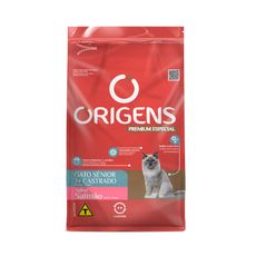 Ração Origens para Gatos Sênior 7+ Castrados Sabor Salmão