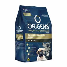 Ração Origens Raças Especificas para Bulldog Francês e Pug Filhotes