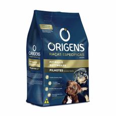 Ração Origens Raças Especificas para Pit Bull e Rottweiler Filhotes 15kg