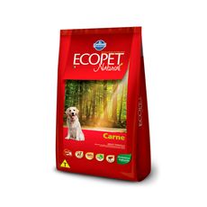 Ecopet Ração para Cães Adultos Sabor Carne - 15kg