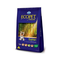 Ração Ecopet para Cães Adultos Raças Pequenas sabor Frango