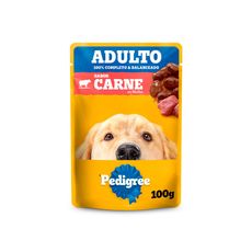 Ração Úmida Pedigree Sachê Carne ao Molho para Cães Adultos 100 g