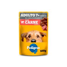 Ração Úmida Pedigree Sachê Carne ao Molho para Cães Adultos Sênior 7+ Anos 100 g