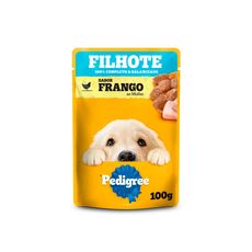 Ração Úmida Pedigree Sachê Frango ao Molho para Cães Filhotes 100 g
