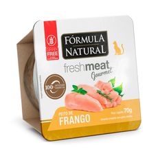 Ração Úmida Fórmula Natural Fresh Meat Gourmet para Gatos Sabor Frango 70g