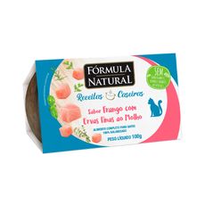 Ração Úmida Fórmula Natural Receitas Caseiras para Gatos Adultos Sabor Frango com Ervas Finas ao Molho 100 g
