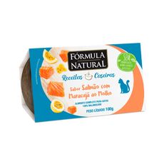 Ração Úmida Fórmula Natural Receitas Caseiras para Gatos Adultos Sabor Salmão com Maracujá ao Molho 100 g