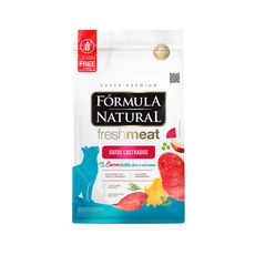 Ração Fórmula Natural FreshMeat para Gatos Adultos Castrados Sabor Carne