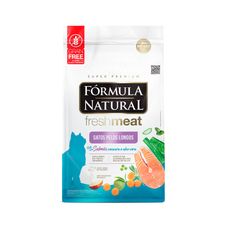 Ração Fórmula Natural FreshMeat para Gatos com Pelos Longos Sabor Salmão