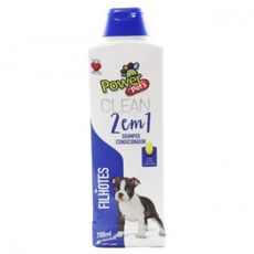 Shampoo cães/gatos filhotes Powerpets 700ml + limpeza + perf