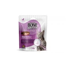 Petisco snack bone apettit pro gatos pele e pelo audavel 40g