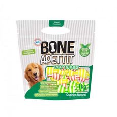 Petisco cães osso mastigavel Eco Nature colorido médio 1kg
