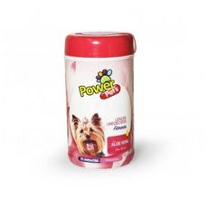 Lenço umedecido p/ cães gatos Femeas c/ aloe vera 75uni