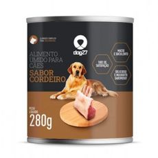 Alimento Umido Dog27 cães adultos super saboroso cordeiro