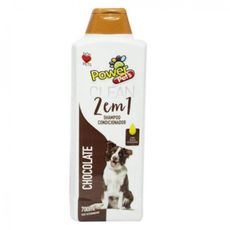 Shampoo cães/gatos Powerpets Chocolate 700ml + limpeza
