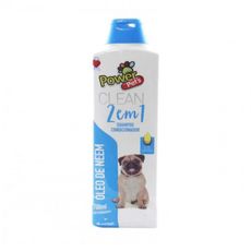 Shampoo cães/gatos Powerpets Extratos natur. 700ml +limpeza