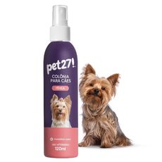 Perfume para cães e gatos femea Pet27 120ml banho e tosa