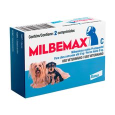 Milbemax Elanco para Cães até 5kg