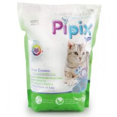 Areia sanitaria hig. Silica Pipix cristais para gatos 1,6kg