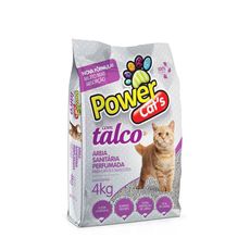 Areia sanitaria higienica p gatos Powercats  4kg +limpeza