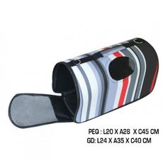 Bolsa mala transporte pet viagem c/ visor p/ cães e gatos