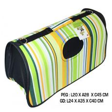 Bolsa mala transporte pet viagem verde c/ visor p cães gatos