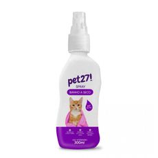 Banho a seco gatos Pet27 especial sempre limpo 300ml