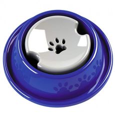 Bebedouro cães boia flutuante pelos longos anti formiga azul