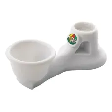Bebedouro vida mansa mini portatil viagem cão/gato 500ml BCO