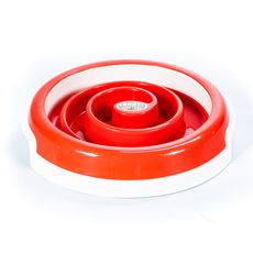 Comedouro Truqys Slow Food para Cães e Gatos Vermelho