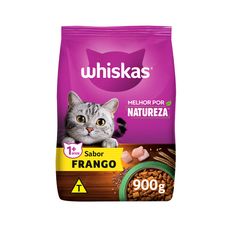 Ração Whiskas Melhor Por Natureza Frango para Gatos Adultos