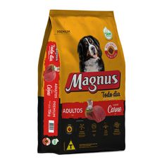 Ração Magnus Premium Todo Dia Cães Adultos Sabor Carne 20kg