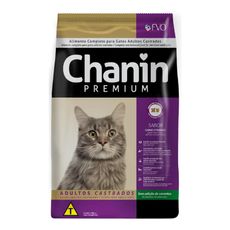 Ração Seca Chanin Castrado para Gatos Adultos