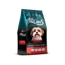 Ração Allcanis Cães Adultos Raças Pequenas Frango Carne e Arroz