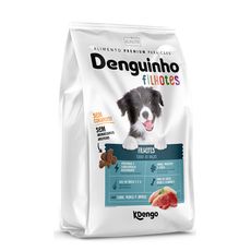 Ração Denguinho Premium Cães Filhotes Sem Corantes