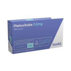 Anti-inflamatório Biovet Meloxitabs para Cães e Gatos 0,5mg