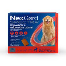 Antipulgas e Carrapatos NexGard Spectra para Cães de 30,1 a 60kg