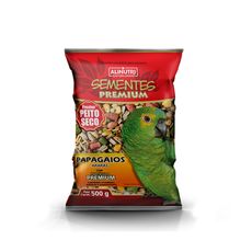 Sementes Premium GOURMET PARA  Papagaio e Araras500gr