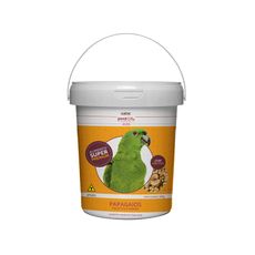 Ração Long Life Pequenos Pets Papagaio com Frutas 700gr