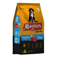 Ração Magnus Premium Cães Todo Dia Filhotes Sabor Carne 101kg