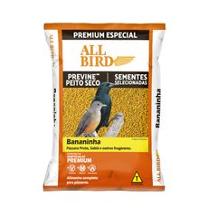 Ração GOURMET PARA passaros All Bird Bananinha 500gr