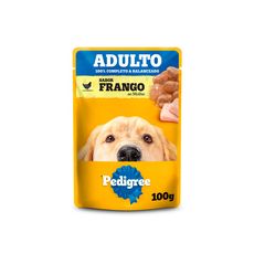 Ração Úmida Pedigree Sachê Frango ao Molho para Cães Adultos 100 g